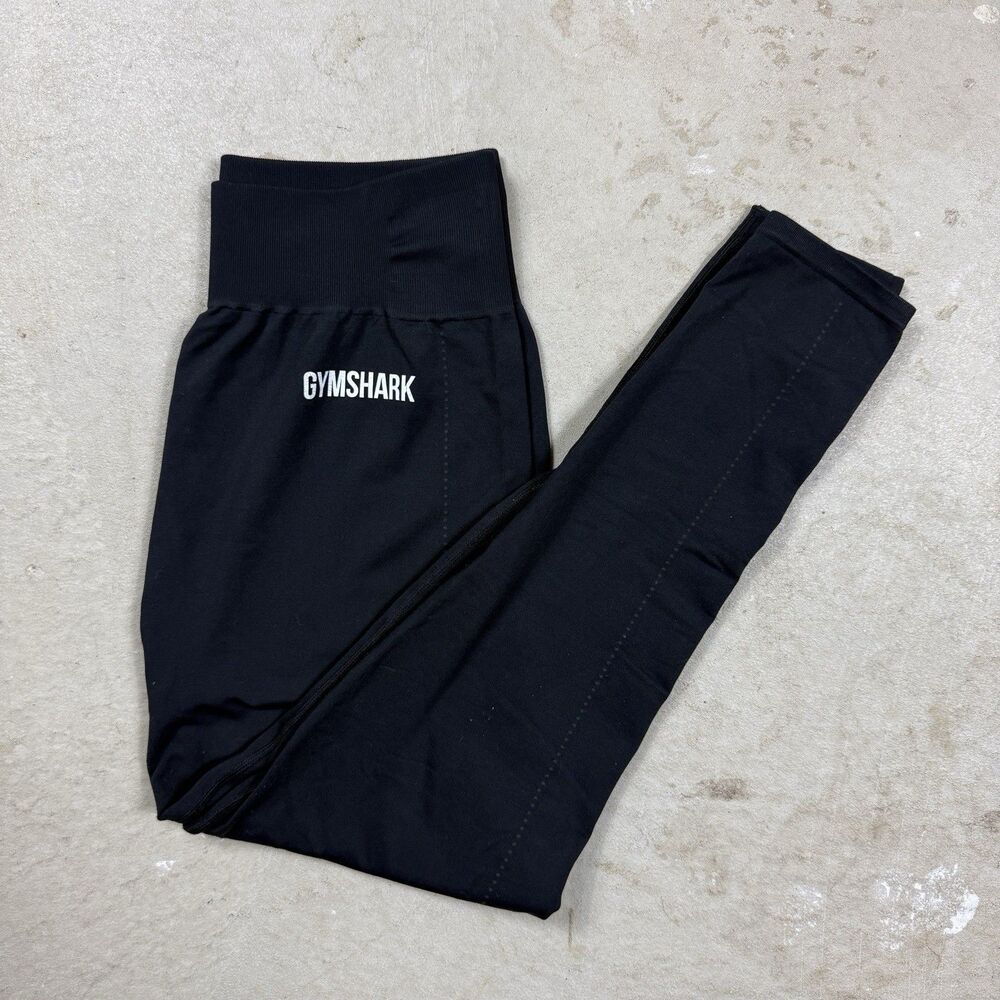 Gymshark Flex High Waisted Leggings Women’s Medium Black Athletic Workout NO TAG